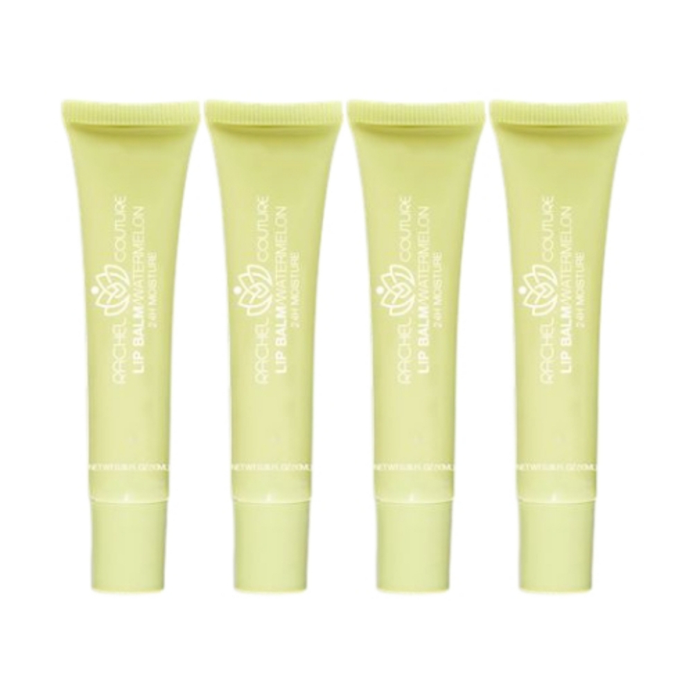 Rachel Couture Hydrating Watermelon Lip Balm - 4 Pack